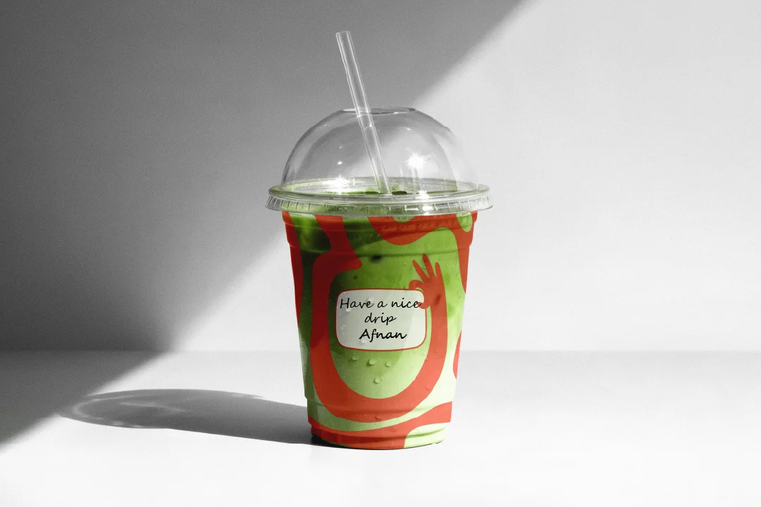 Plastic cup mockup variation 1